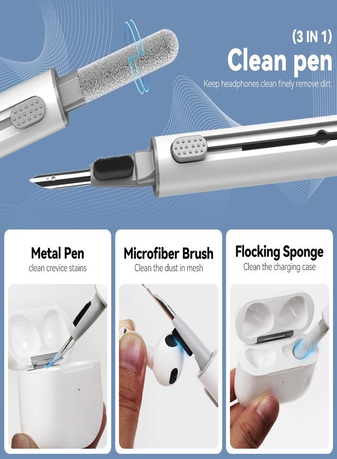 Wowwat for Airpods Cleaner Kit,Bluetooth Earbuds 3 in 1 Multi-Function Cleaning Pen and Cleaning Putty,for Airpods Pro Phone Charging Port,Earbuds,Headphone, iPod,Case,iPhone,ipad,Laptop - Image 5